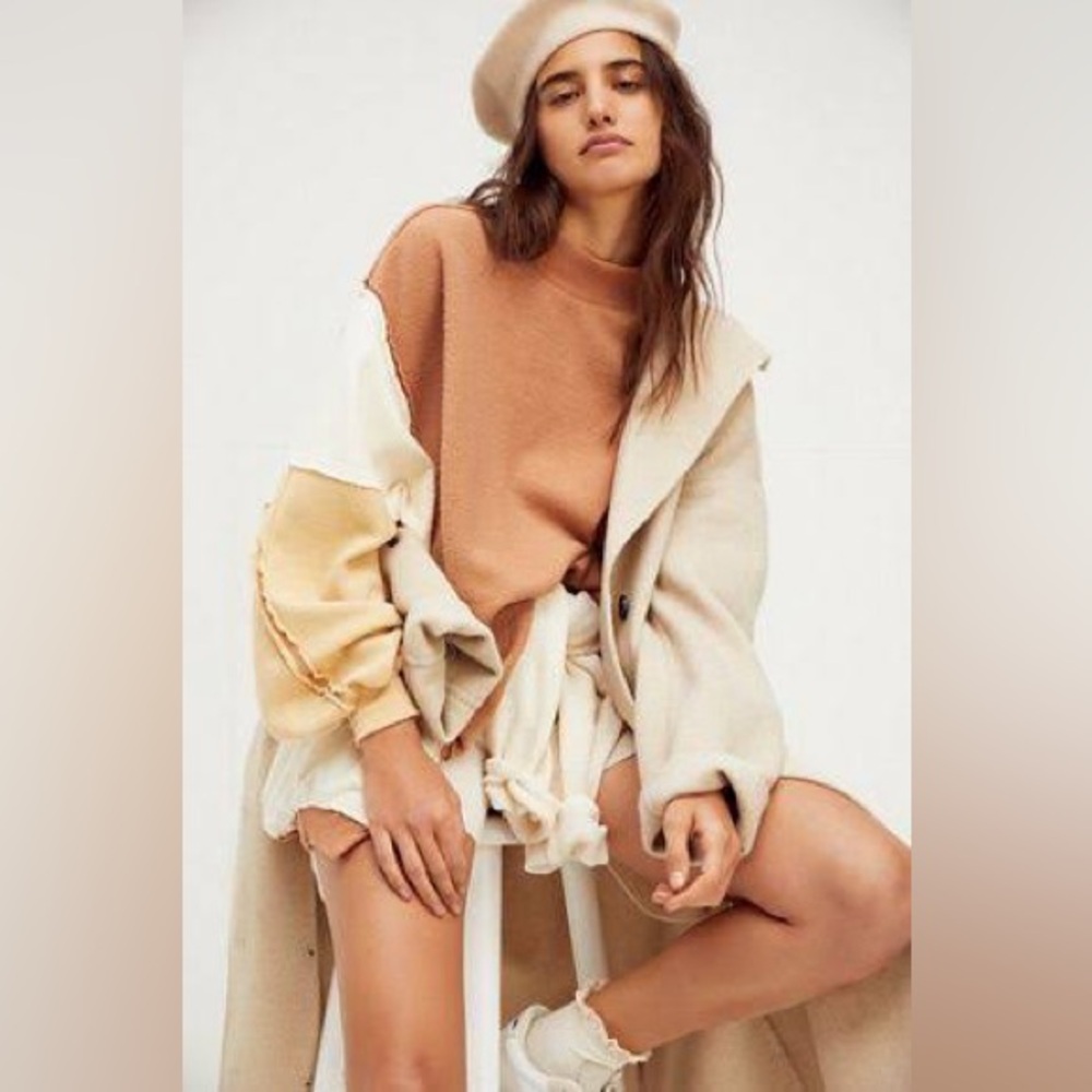 Free People Rowan Colorblock Sweater